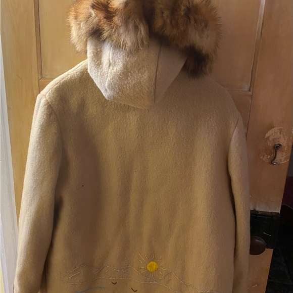 RARE Vintage James Bay Wool Fur Lined Hood Parka - Picture 4 of 16